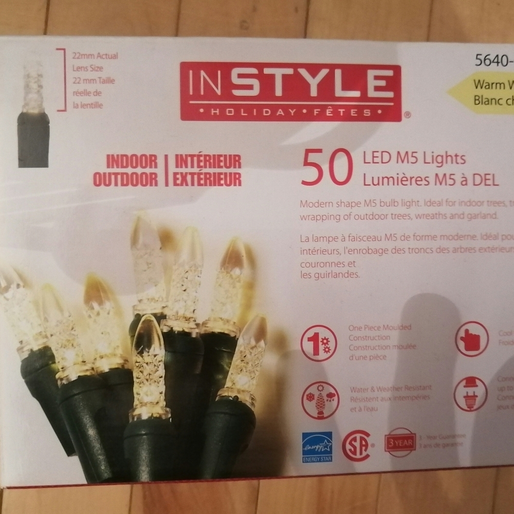 3/$40 Indoor/Outdoor Christmas Lights